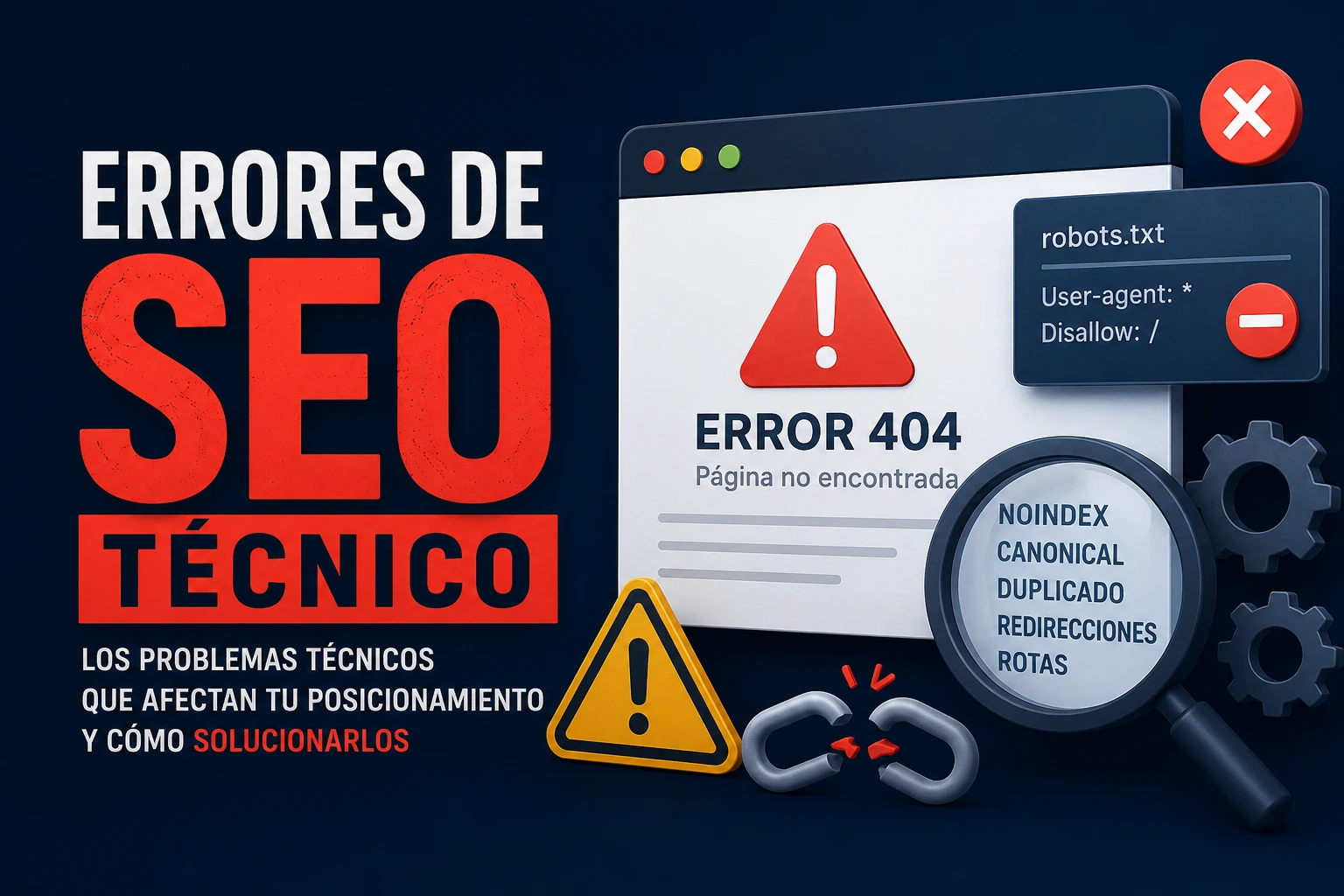 Errores de SEO técnico