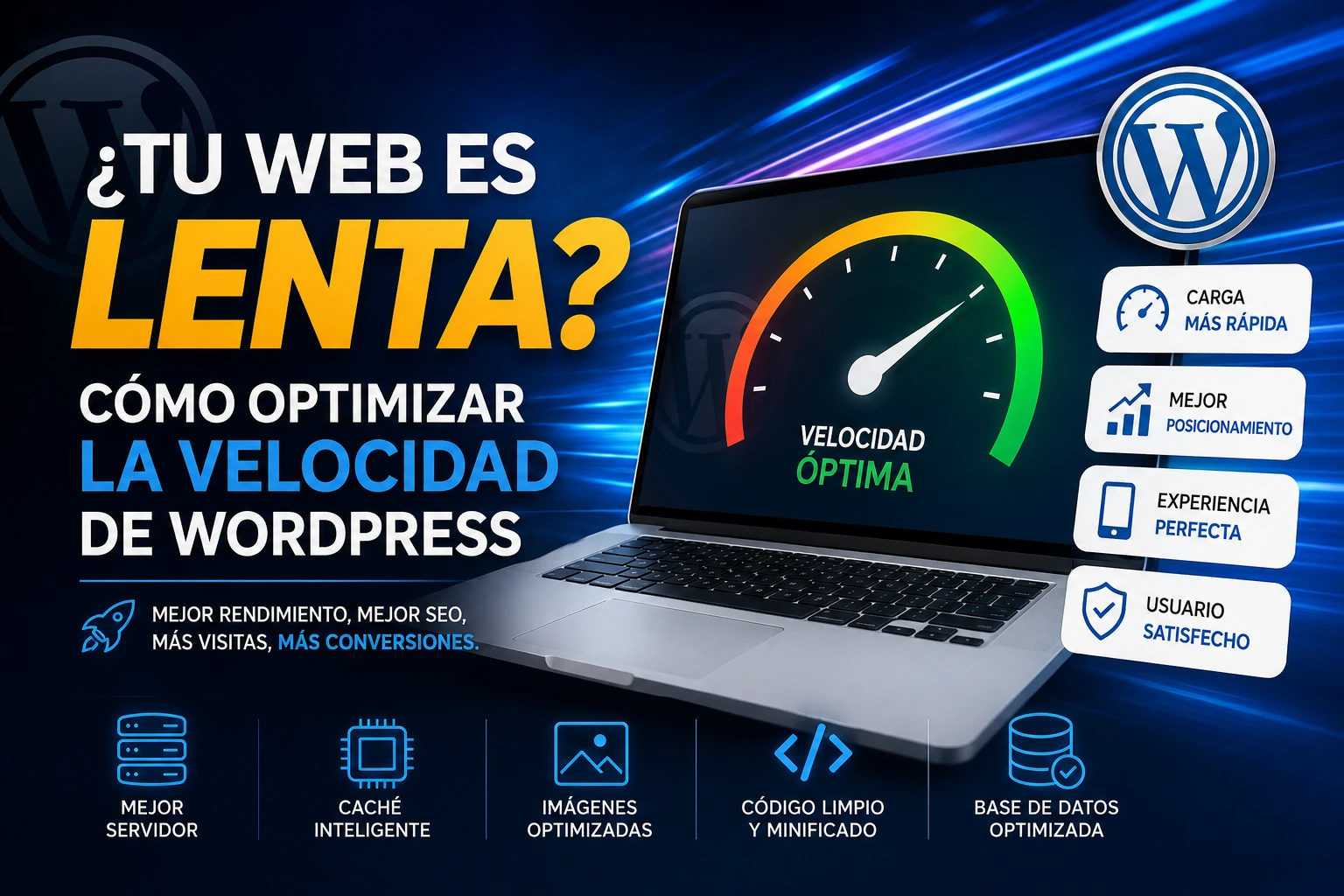 cómo optimizar la velocidad de wordpress