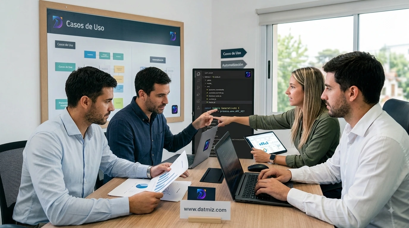 cómo usar google gemini en empresas Datmiz